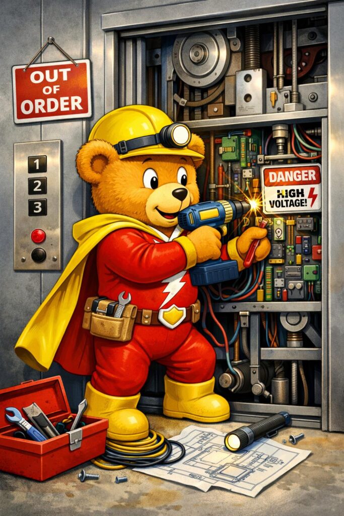 Superted Saves Care Home Lift